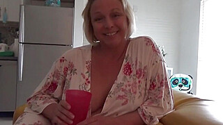 Blond hair Brianna Beach -  mom I have erection Big Boobs Porn Video