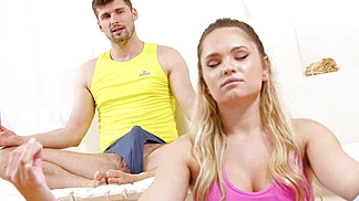 Fitness Rooms Big Tits Babes Threesome With Big Dick Pervert Yoga Teacher Charlie Red,Irina Cage