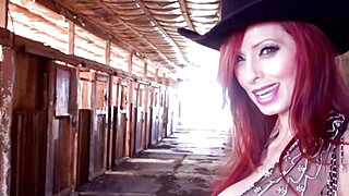 Canadian Cowgirl Shanda Fay Rides Her Pony Until He Cums Big Boobs Porn Video