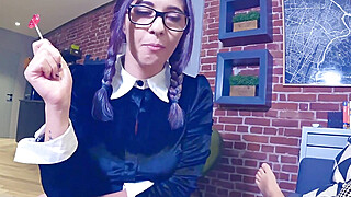 Wednesday Addams Treated Like A Slave Big Boobs Porn Video