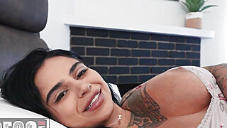 Naughty Girlfriend Azzy Star Gets Up From Bed & Gives Charles Dera A... Big Boobs Porn Video