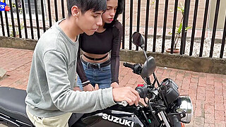 Sexy Brunette Teen Seduced Her Buddy Big Boobs Porn Video