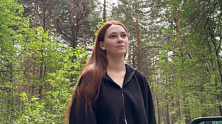 I Helped Redhead Sporty Chick in The Forest Big Boobs Porn Video