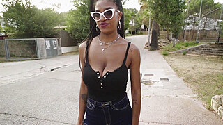 Huge Natural Ebony Boobs Fucked In Public For Money Big Boobs Porn Video