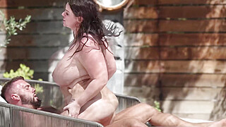 Chubby Busty Milf Fucked Outside Big Boobs Porn Video