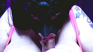Closeup POV Lipstick Blowjob Turns To An Oily Titfuck Big Boobs Porn Video